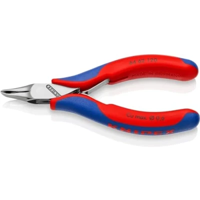 Imagen de Knipex Alicate de corte frontal para electrónica con fundas multicomponentes 120 mm 64 62