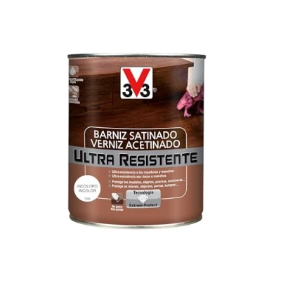 Imagen de Desconocido BARNIZ INTERIOR ULTRA RESISTENTE SATINADO 750ML INCOLORO