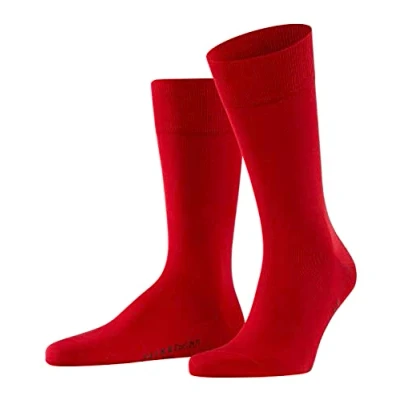 Imagen de FALKE Cool 24/7 M SO algodón unicolor 1 par, Calcetines Hombre, Rojo (Scarlet 8228) nuevo ecológico, 43 44