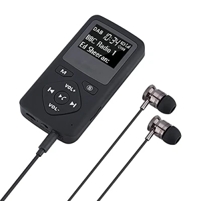 Imagen de VBESTLIFE Radio Dab, Receptor de Digital portátil Dab/Dab + Reproductor MP3 Bluetooth con Auriculares
