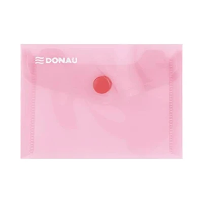Imagen de Danubio 8550001pl de 04 para documentos/ Carpeta (con botón presión, PP, A7, 180μm, Rojo
