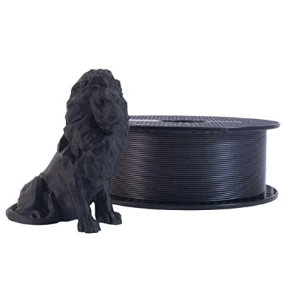 Imagen de Prusament Prusa Galaxy Black, filamento PLA de 1,75 mm, bobina 1 kg (2,2 libras), tolerancia diámetro +/ 0,02 mm