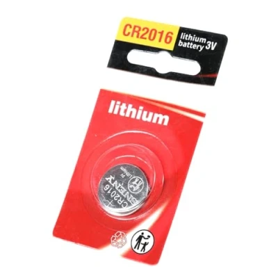Imagen de Pilas de litio 3 V CR2016 para control remoto con luz LED, reloj juguete