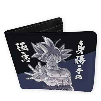 Imagen de ABYstyle Dragon Ball Super Billetera Goku Ultra Instinct Vinilo, Negro, Talla Única, Taille Unique