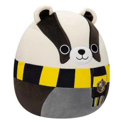 Imagen de Squishmallows Harry Potter Hufflepuff Badger Peluche jumbo de 16 pulgadas