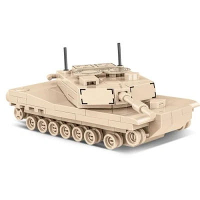 Imagen de COBI Historical Collection Juego de construcción del ejército Abrams M1A2 3106 la Segunda Guerra Mundial, Arena Desierto, tamaño estándar