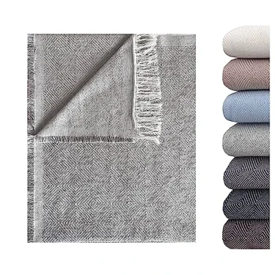 Imagen de GFD Colcha Multiusos OBI para Sofa y Cama, Cubre Sofa, Plaid Jarapas Sofas, Foulard Manta (Perla, 180 x 290)