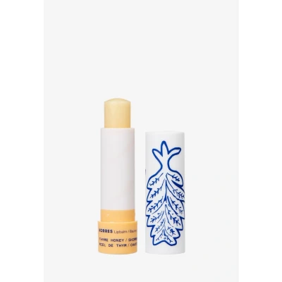 Imagen de KORRES Bálsamo labial nutritivo Thyme Honey, brillante, cuidado de labios con aceite hierba San Juan, dermatológicamente probado y vegano, 4,5 g