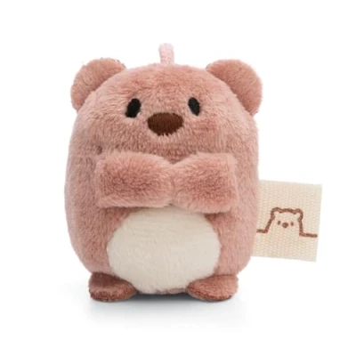 Imagen de Peluche Oso Nomo 5cm marrón Juguete Hecho de Suave Tejido Peludo para abrazar y Jugar, niños Adultos, Gran Idea Regalo