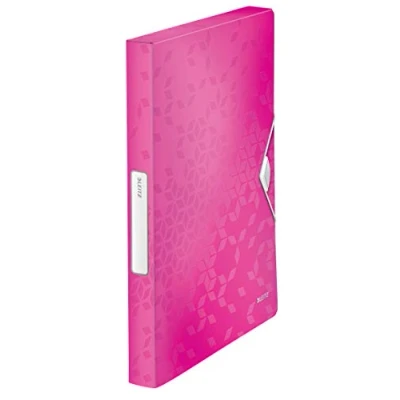 Imagen de LEITZ 46290023 Carpeta de proyectos WOW PP lomo 30 mm DIN A4 color fucsia metalizado