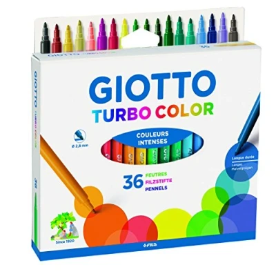 Imagen de GIOTTO Turbo Color Rotuladores, Multicolor, 36 Farben (Fila 0726 00)