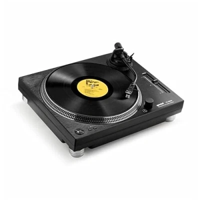 Imagen de Gemini Sound TT 4000 DJ DIRT DRIVE TurnTable, Torque alto, 3 velocidades de grabación vinilo, preamplificador fono conmutable, control tono variable, plato aluminio fundido a presión