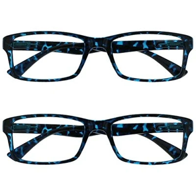 Imagen de La Compañía Gafas De Lectura Azul Carey Lectores Valor Pack 2 Estilo Diseñador Hombres Mujeres RR92 3 +3,50