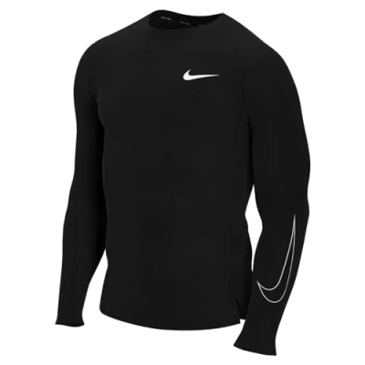 Imagen de Nike M NP DF Tight Top LS Sweatshirt, Mens, Black/White, 3XL
