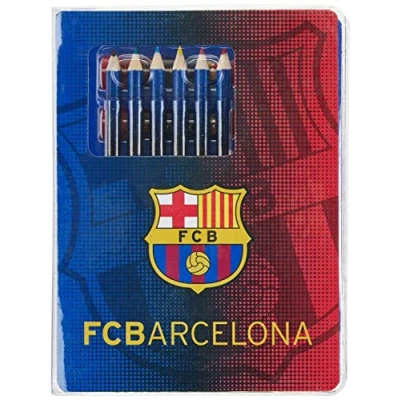Imagen de Export.CM FC Barcelona Set de 20 Piezas papelería, Multicolor 097219
