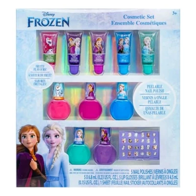 Imagen de Disney Frozen 2 Set di Maquillaje para Niñas El Kit Incluye Brillo de Labios, Esmalte uñas y más Regalos 3+ por Townley Girl