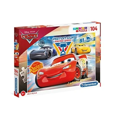 Imagen de Clementoni 27072 Puzzle 104 Piezas Piston Cup Legends