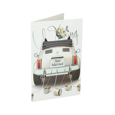 Imagen de Tarjeta de felicitación SB, diseño boda 06, 3D