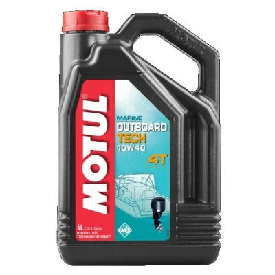 Imagen de Motul Outboard Tech 4T 10W 40 5L Aceite de motor 106354
