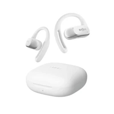 Imagen de Auriculares conducción de aire Shokz OpenFit Air, Intraurales, Bluetooth, IP54, 28h Autonomía, Blanco
