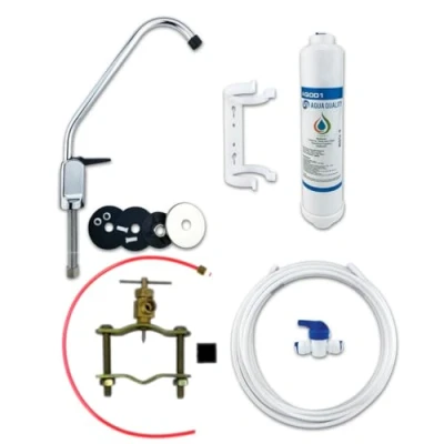 Imagen de Kit de filtro grifo agua potable para debajo del fregadero con y accesorios