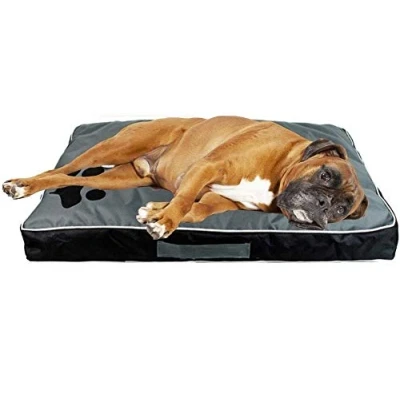 Imagen de Colchón de cojín para cama perro, grande, impermeable, funda extraíble, alfombrilla almohada suave y cómoda sofá mascotas, cesta dormir perros grandes medianos