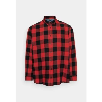 Imagen de Jack &amp; Jones Jjegingham Twill Shirt L/S Ps Noos Camisa, Hombre, Color Rojo, 4XL Grande