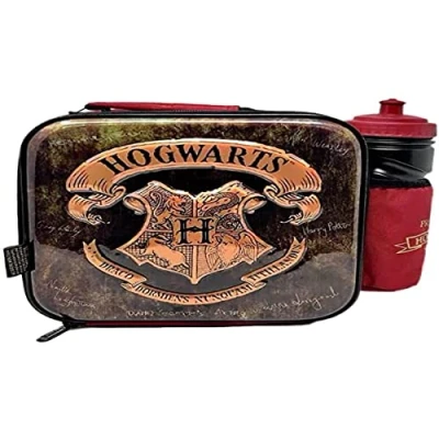 Imagen de HARRY POTTER Set Premium Poudlard Lunch Bag et Gourde Fiambreras, Multicolor, Único