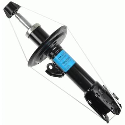 Imagen de SACHS 314 755 amortiguador izquierda Presión de gas Bitubular Columna Espiga arriba TOYOTA: Yaris II Hatchback