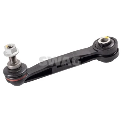 Imagen de SWAG 20 94 3790 Bieleta de suspensión Eje trasero izquierda, trasero, derecha 134 M10 x 1,5 con tuerca autofijadora Metal BMW: X3