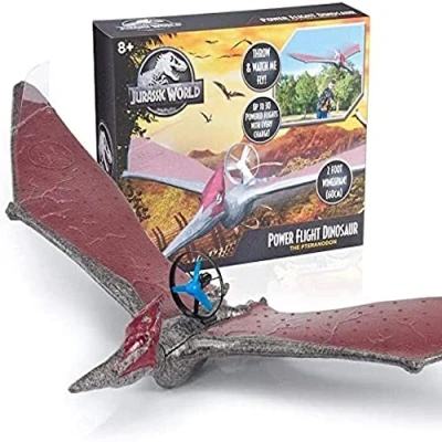 Imagen de REDSTRING Figura Jurassic World Power Flight Dinosaur Pteranadon 60 Cm. hasta 30 Vuelos con Bateria Cargada, Multicolor (RS552094)