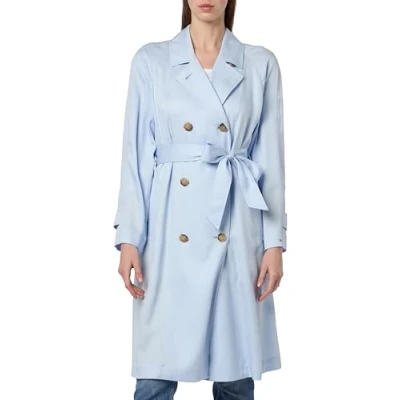 Imagen de Tommy Hilfiger Abrigo Mujer Gabardina, Blau (Azul), 32