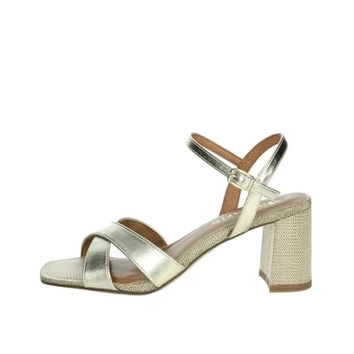 Imagen de Tamaris Damen 1 28320 44, Sandalia con talón Mujer, Dorado, 40 EU