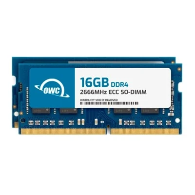 Imagen de OWC Memoria RAM DDR4 de 32 GB (2 x 16 GB) compatible con Synology DiskStation DS723+ y DS923+ NAS System 2666MHz PC4 21300 CL19 ECC sin búfer SODIMM 2Rx8 1.2V