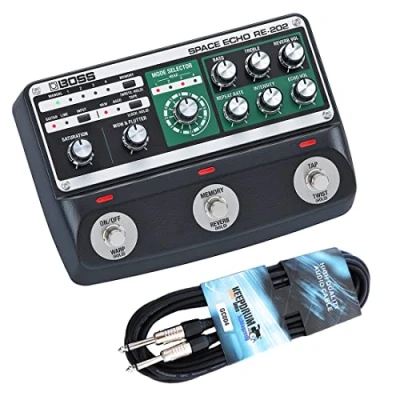 Imagen de Boss RE 202 Space Echo Dispositivo de efectos (incluye cable clavija Keepdrum)