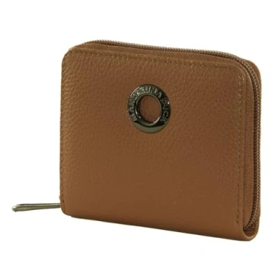 Imagen de Mandarina Duck Mellow Leather, Accesorio de Viaje Billetera Mujeres, Indian Tan, 10x12x2 (L x H W)