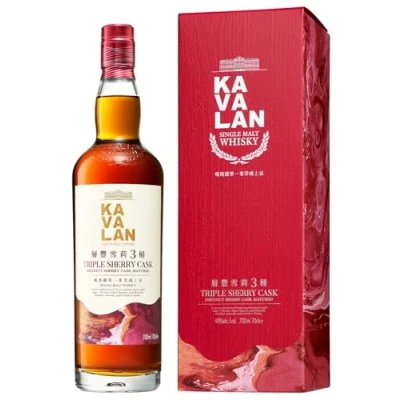 Imagen de Kavalan TRIPLE SHERRY CASK Single Malt Whisky 40% Vol. 0,7l in Giftbox
