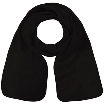 Imagen de Resultado R100 A Active Forro Polar Bufanda con Bolsillo Cremallera, Unisex, R100A, Negro, Talla única