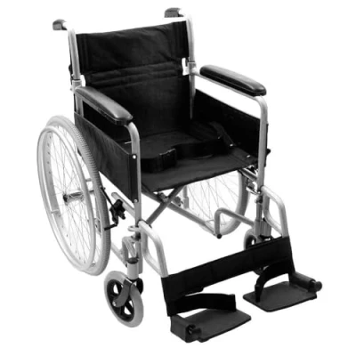 Imagen de NRS Healthcare N43723 Transit Lite Wheelchair Self Propelled Grey (Eligible for VAT relief in the UK)