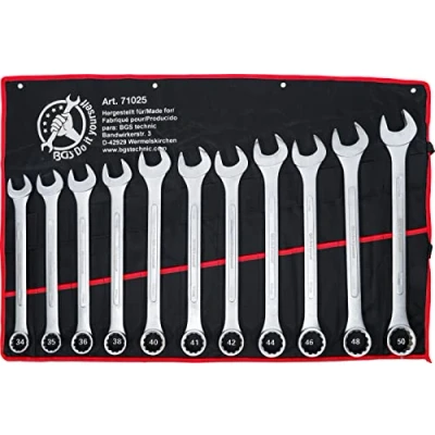 Imagen de BGS Diy 71025 Juego de llaves combinadas XXL 34 50 mm 11 piezas