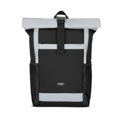 Imagen de Larkson NO 2 Reflective Rolltop Mochila, Talla: One Size, Schwarz reflektierend
