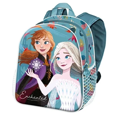 Imagen de Disney Frozen 2 Enchanted Mochila Basic, Azul, 31 x 39 cm, Capacidad 18.2 L