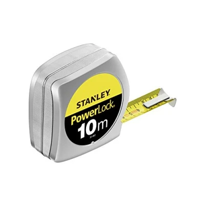 Imagen de Stanley 0 33 442 Flexómetro Powerlock Classic con caja abs 10m x 25mm