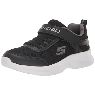Imagen de Skechers Boys, Zapatillas Unisex niños, Black Textile Synthetic Charcoal Trim, 30 EU