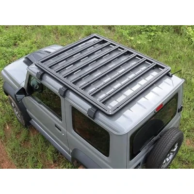 Imagen de GUOLEIOO Baca de Coche, para Suzuki Jimny JB74 2019 2023 Barras Portaequipajes Aluminio