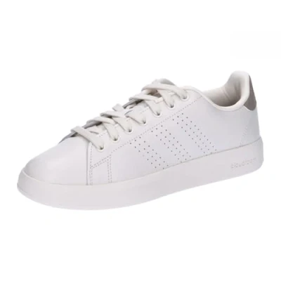 Imagen de adidas Advantage Premium Leather Shoes, Zapatos Mujer, Chalk White/Chalk White/Champagne Met, 40 2/3 EU