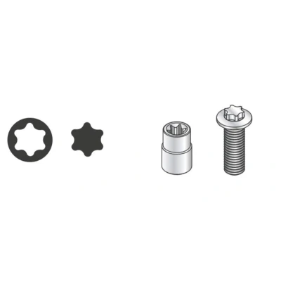 Imagen de Juego de llaves vaso 1/2&quot;. TOPTUL 1/4 &quot; 8 Pieza T8, T10, T15, T20, T25, T27, T30, T40