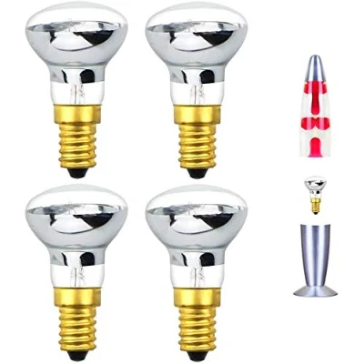 Imagen de Bonlux 25W E14 Bombilla de lámpara lava R39 reflectora incandescente (4 piezas)