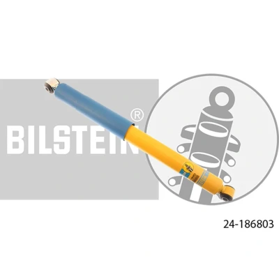 Imagen de BILSTEIN B6 4600 24 186803 amortiguador Eje trasero Presión de gas Monotubo sin soporte ballesta Anillo superior, inferior