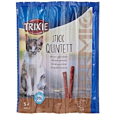 Imagen de TRIXIE Snack PREMIO Quadro Sticks, Cordero Pavo, 5 x g, Gato